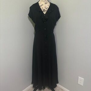 Ralph Lauren Silk Crepe Dress